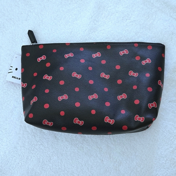 Sanrio Hello👋 Kitty🐈 Cosmetic💄 Bag👝/Carry-All Pouch - NWT - Picture 2 of 15